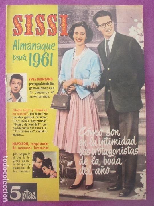 Tebeos: TEBEO SISSI ALMANAQUE PARA 1961 - Foto 1