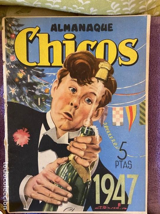 Tebeos: CHICOS ALMANAQUE 1947 1 - Foto 1