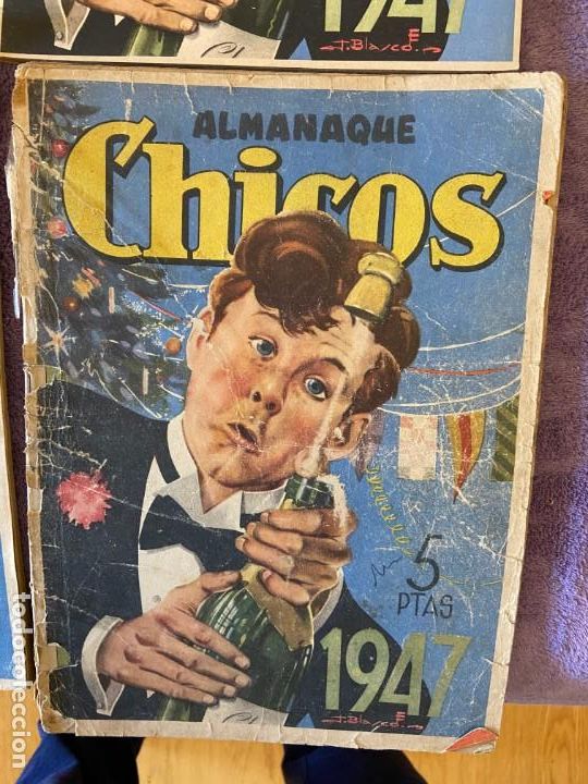 Tebeos: CHICOS ALMANAQUE 1947 3 - Foto 1