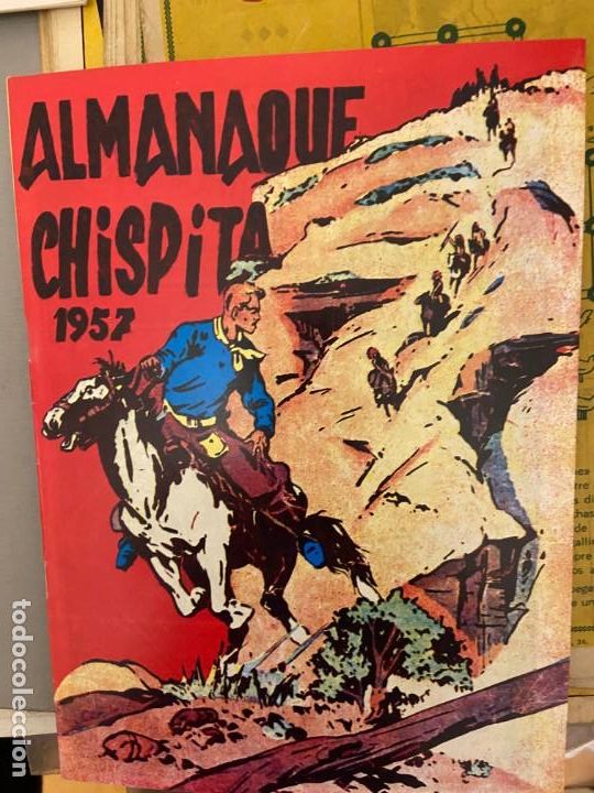 Tebeos: FACSIMIL ALMANAQUE CHISPITA 1957 NUEVO - Foto 1