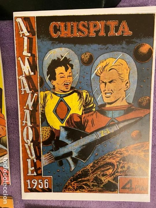 Tebeos: FACSIMIL CHISPITA ALMANAQUE 1956 NUEVO - Foto 1