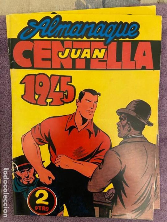 Tebeos: FACSIMIL ALMANAQUE JUAN CENTELLA 1945 NUEVO - Foto 1