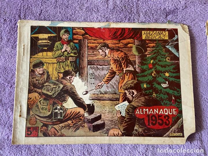 Tebeos: almanaque haza&ntilde;as belicas 1953 2 - Foto 1