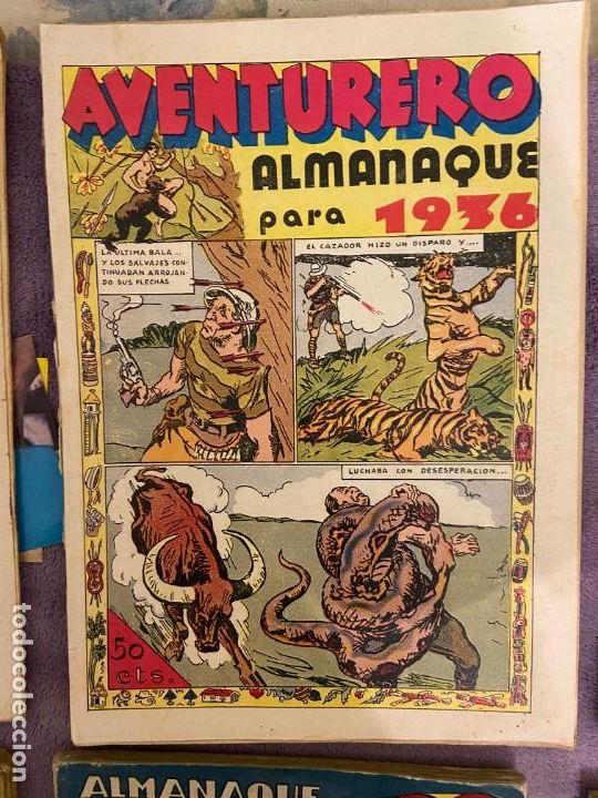 Tebeos: ALMANAQUE AVENTURERO 1936 2 - Foto 1