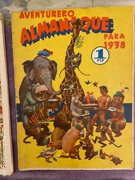 Tebeos: ALMANAQUE AVENTURERO 1938 - Foto 1