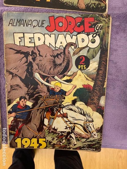 Tebeos: JORGE Y FERNANDO ALMANAQUE 1945 2 - Foto 1