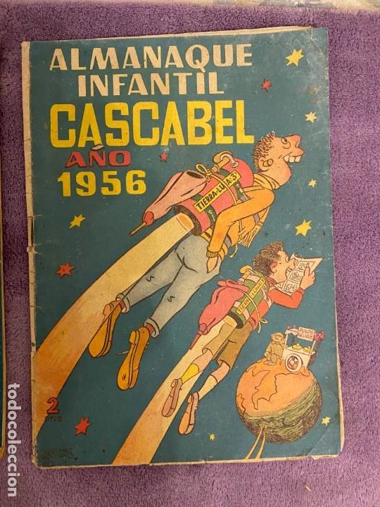 Tebeos: ALMANAQUE INFANTIL CASCABEL 1956 - Foto 1
