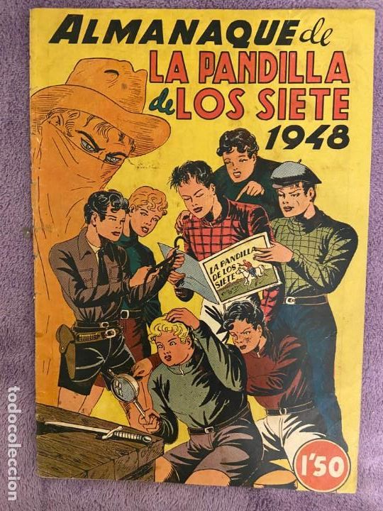 Tebeos: almanaque la pandilla de los siete 1948 - Foto 1