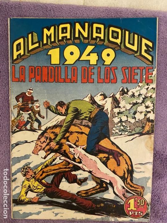 Tebeos: la pandilla de los siete almanaque 1949 - Foto 1