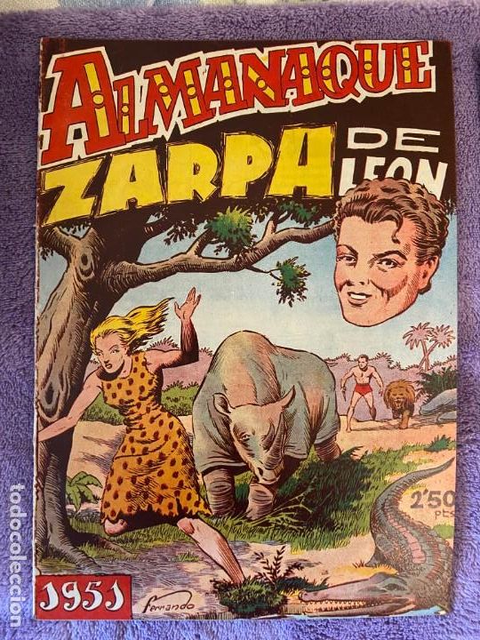 Tebeos: almanaque zarpa de leon 1951 1 - Foto 1