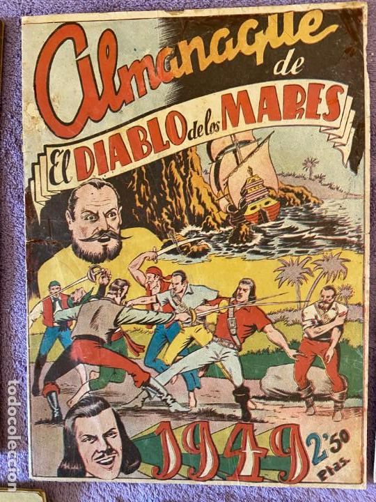 Tebeos: almanaque diablo de los mares 1949 - Foto 1