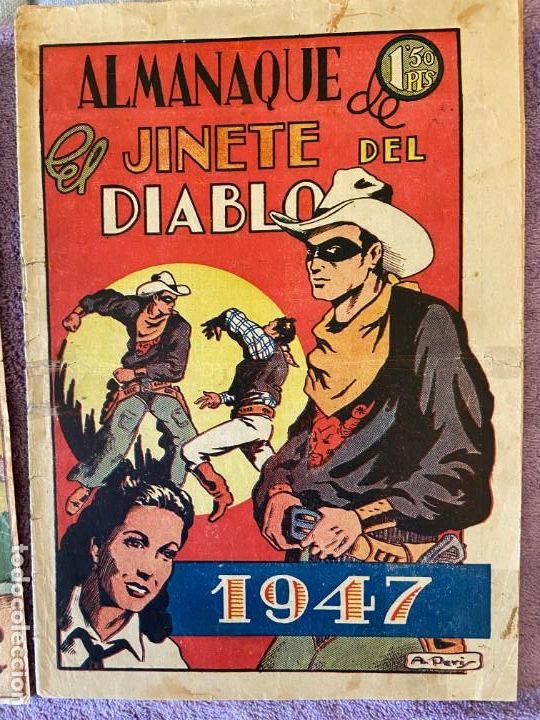 Tebeos: almanaque de el jinete del diablo 1947 - Foto 1