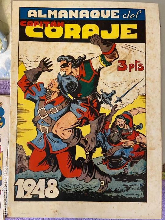 Tebeos: capitan coraje almanaque 1948 buen estado - Foto 1