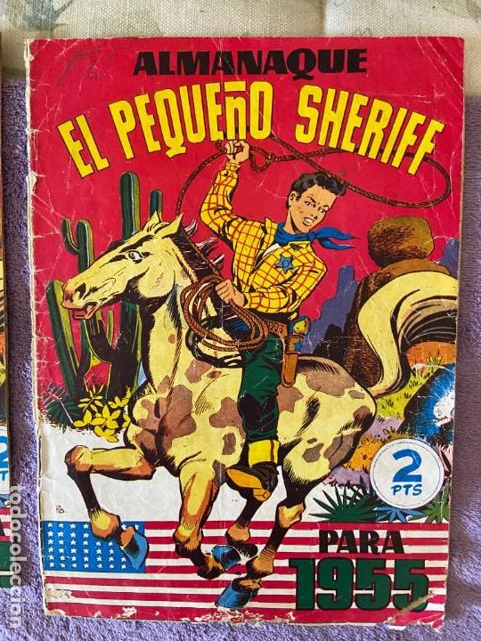 Tebeos: peque&ntilde;o sheriff almanaque 1955 3 - Foto 1