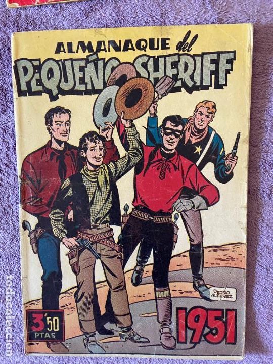 Tebeos: peque&ntilde;o sheriff almanaque 1951 2 - Foto 1