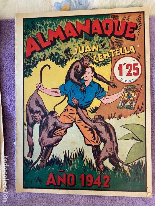 Tebeos: almanaque juan centella 1942  2 - Foto 1