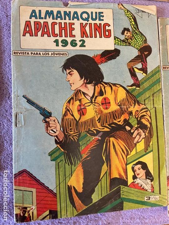 Tebeos: APACHE KING ALMANAQUE 1962 1 BUEN ESTADO - Foto 1