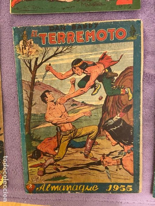 Tebeos: DAN BARRY TERREMOTO ALMANAQUE 1955 - Foto 1