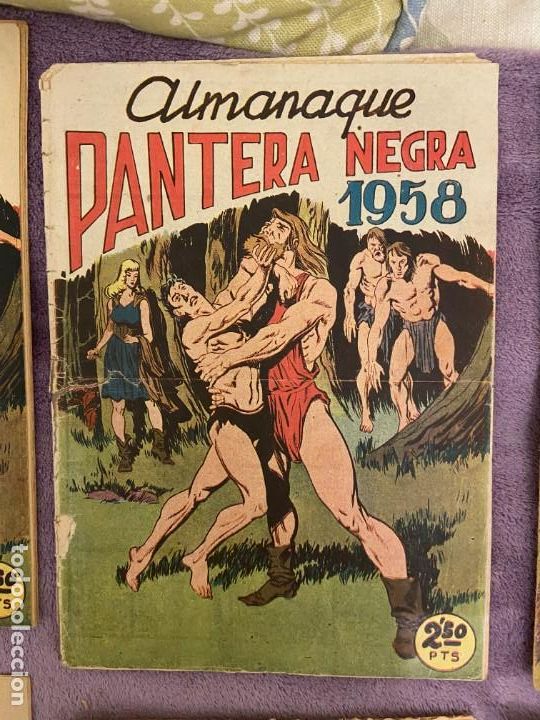 Tebeos: PANTERA NEGRA ALMANAQUE 1958 2 - Foto 1