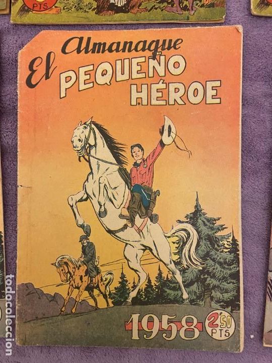 Tebeos: PEQUE&Ntilde;O HEROE ALMANAQUE 1958 3 - Foto 1
