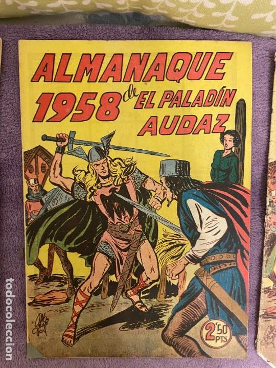 Tebeos: ALMANAQUE PALADIN AUDAZ 1958  1 - Foto 1