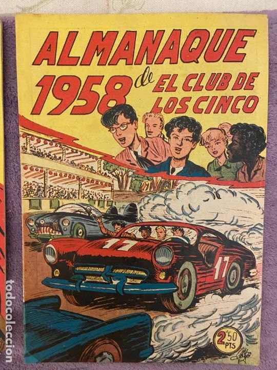 Tebeos: ALMANAQUE EL CLUB DE LOS CINCO 1958 1 - Foto 1