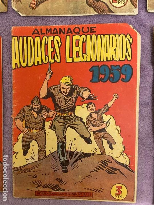 Tebeos: AUDACES LEGIONARIOS ALMANAQUE 1959 - Foto 1