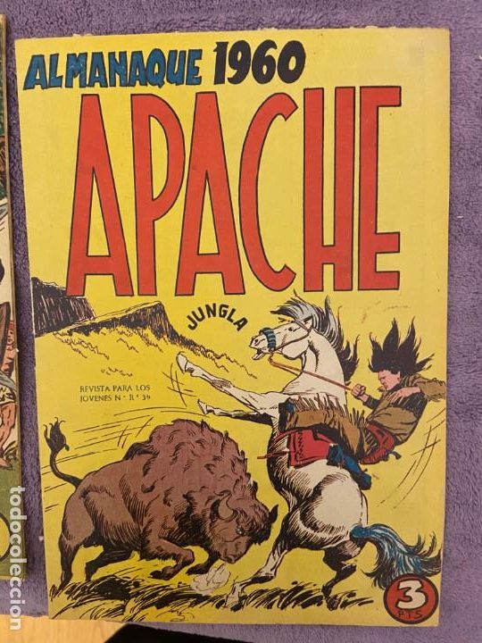 Tebeos: almanaque apache 1 muy buen estado como nuevo - Foto 1