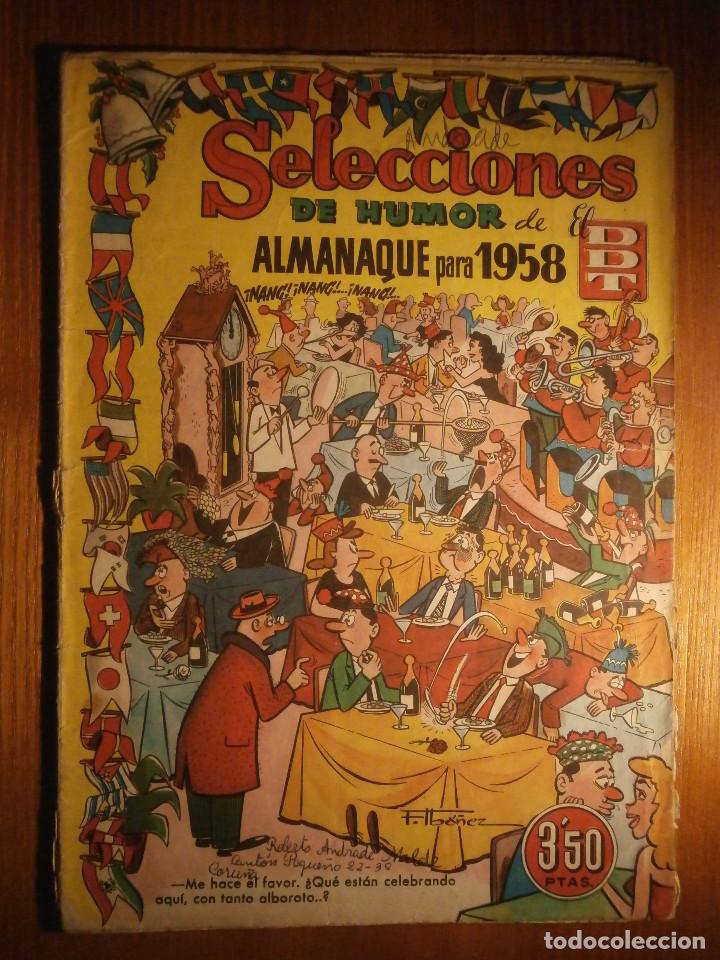 TEBEO - SELECCIONES DEL HUMOR - EL DDT - ALMANAQUE PARA 1958 (Tebeos y Comics - Tebeos Almanaques)