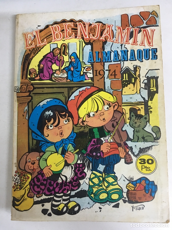 Tebeos: EL BENJAMIN ALMANAQUE 1974 - Foto 1