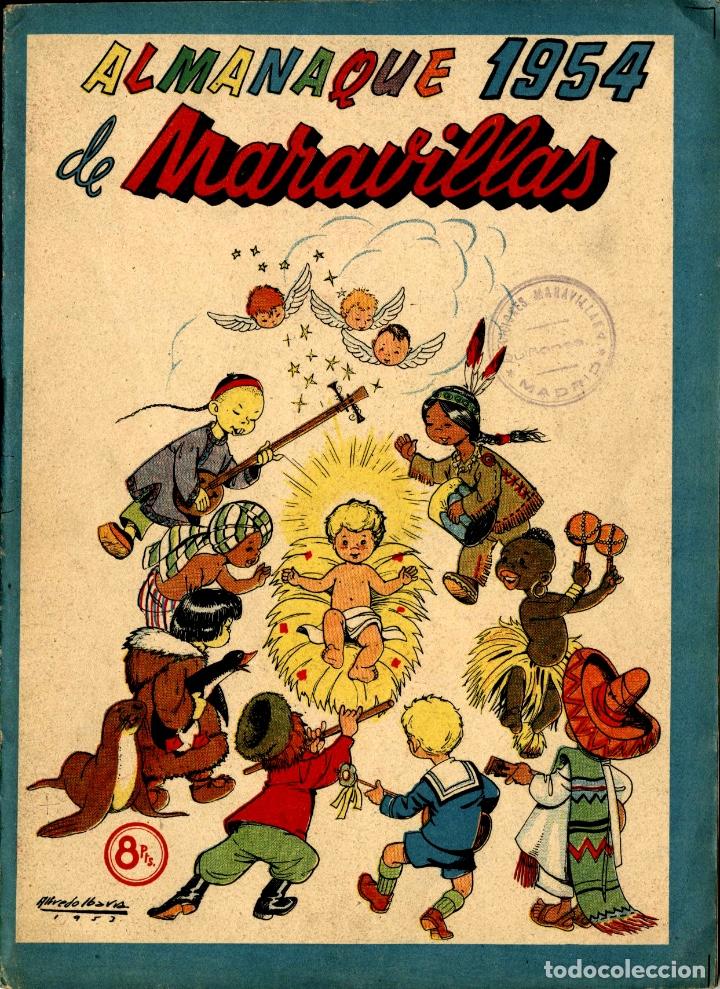 Tebeos: ALMANAQUE MARAVILLAS 1954 - Foto 1