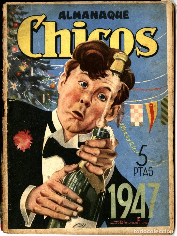 Tebeos: ALMANAQUE CHICOS 1947 - Foto 1