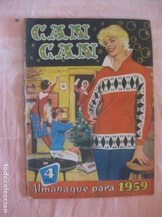 Tebeos: CAN CAN ALMANAQUE PARA 1959 - Foto 1