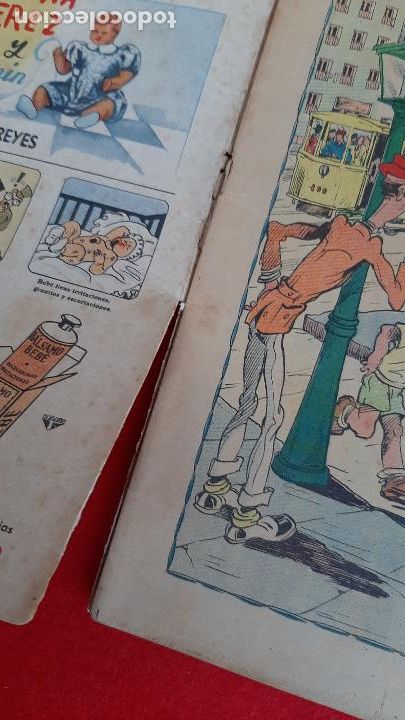 Tebeos: ALMANAQUE DE FLECHAS Y PELAYOS 1945 ORIGINAL CT1 - Foto 3