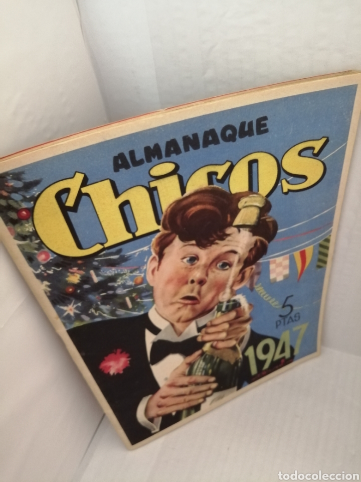 Tebeos: EL GRAN CHICOS, Almanaque Chicos 1947 (Comic) - Foto 5