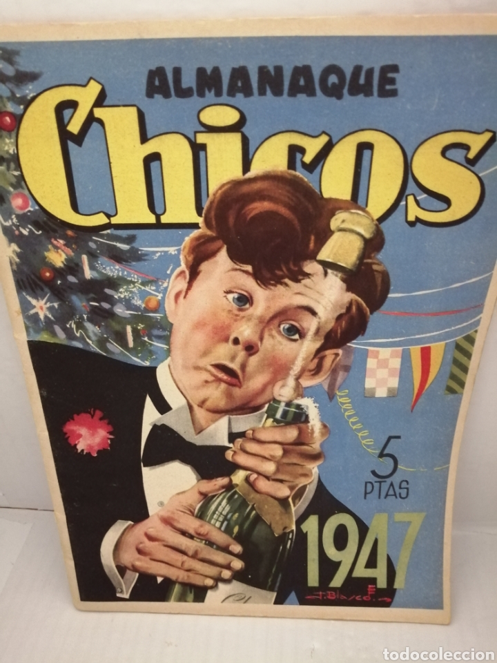Tebeos: EL GRAN CHICOS, Almanaque Chicos 1947 (Comic) - Foto 1