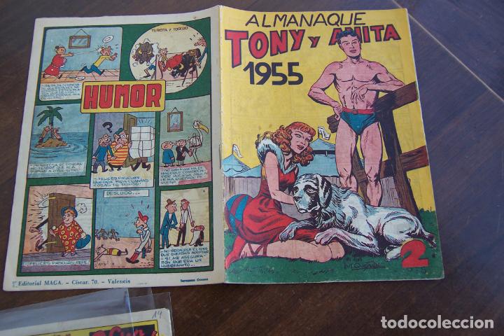Tebeos: maga, tony y anita almanaque 1955 - Foto 1