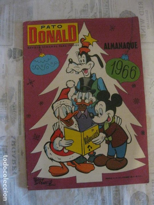 Tebeos: PATO DONALD ALMANAQUE 1966 - Foto 1