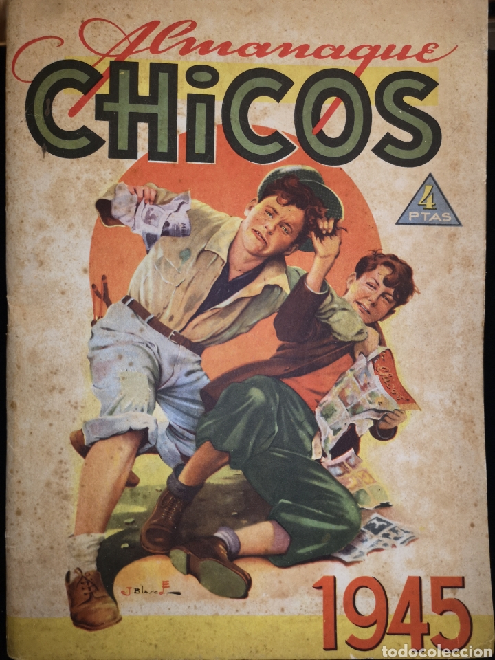 Tebeos: ALMANAQUE CHICOS 1945 - C&Oacute;MIC - Foto 1