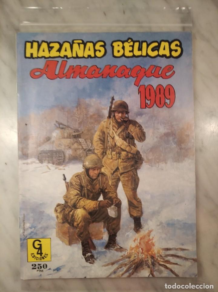 Tebeos: HAZAÑAS BÉLICAS - ALMANAQUE 1989 - EDICIONES G4 - COMIC GUERRA - ANTIGUO - - Foto 1 - 220497847