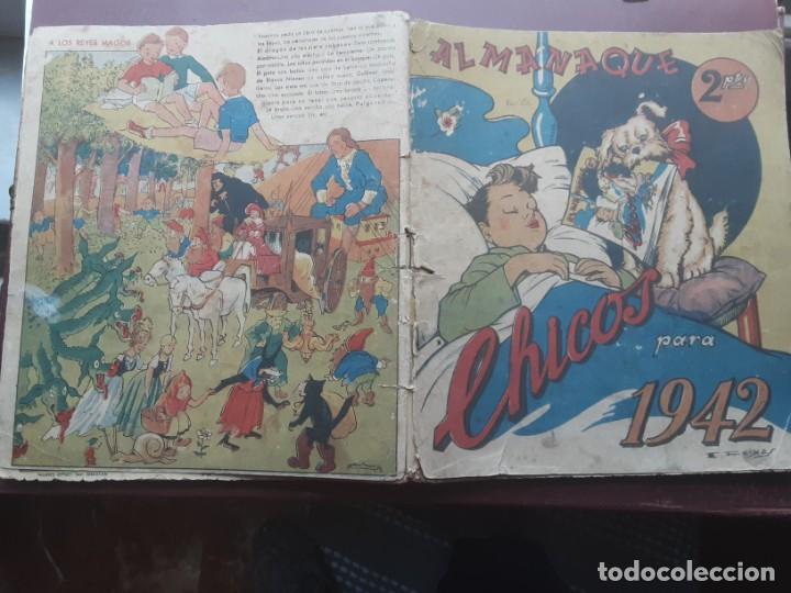 Tebeos: ALMANAQUE CHICOS PARA 1942 - Foto 1