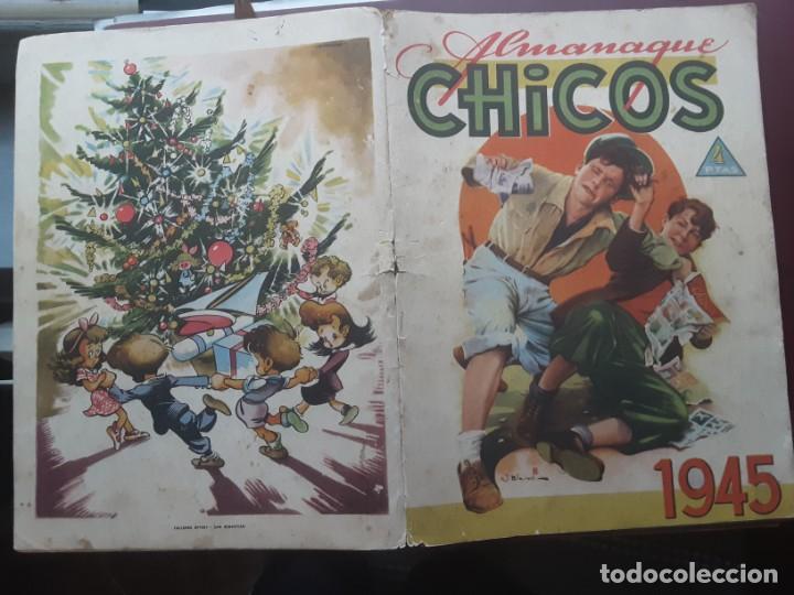 Tebeos: ALMANAQUE CHICOS PARA 1945 - Foto 1