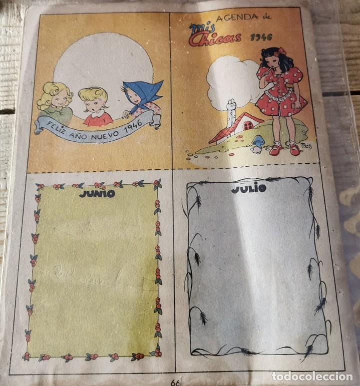 Tebeos: ALMANAQUE MIS CHICAS 1946, sin portada - Foto 2