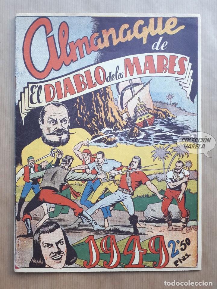 Tebeos: Almanaque de El diablo de los mares 1949 - Reedici&oacute;n - Foto 1