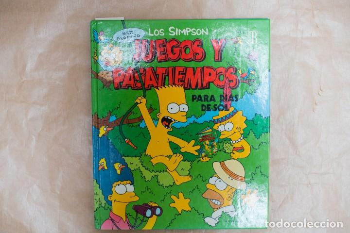 Tebeos: Los simpson.juegos y pasatiempos - Foto 1