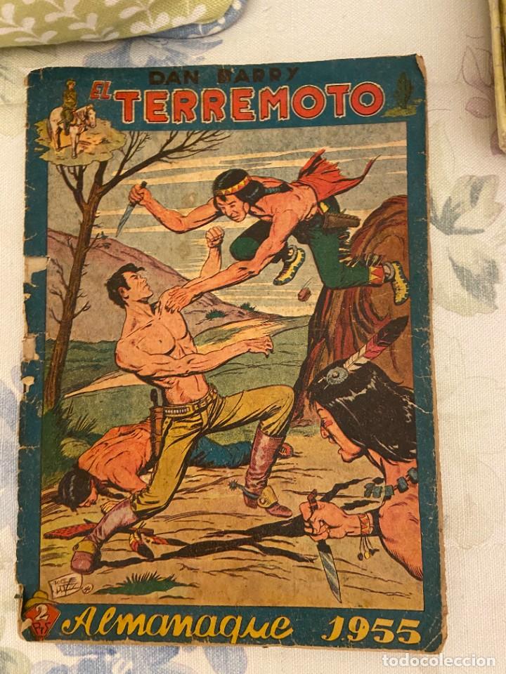 Tebeos: DAN BARRY TERREMOTO ALMANAQUE 1955 - Foto 1