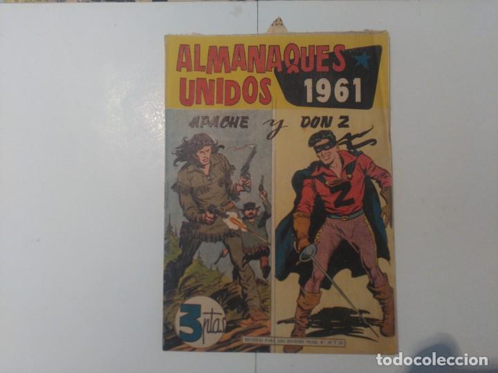 Tebeos: Almanaque unidos 1961 Apache y Don Z - Foto 1