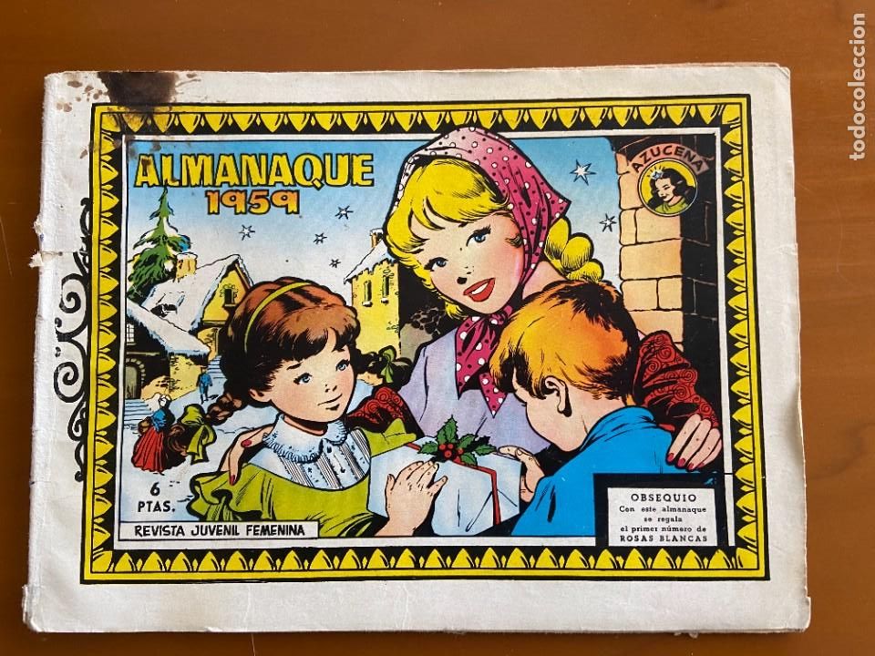 Tebeos: azucena almanaque 1959 - Foto 1