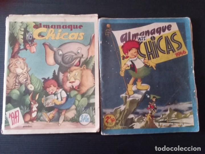 Tebeos: Almanaque mis chicas, 1946 y 47. - Foto 1