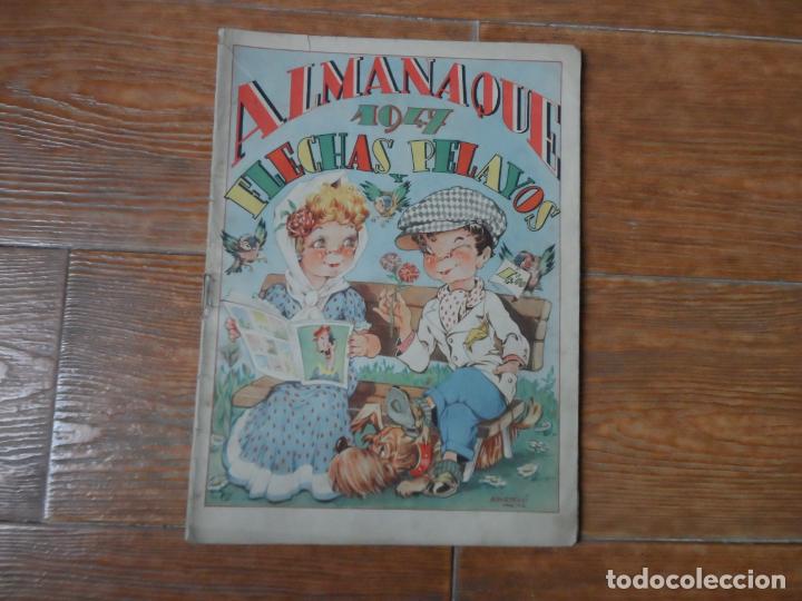 Tebeos: ALMANAQUE DE FLECHAS Y PELAYOS 1947 ORIGINAL - Foto 1